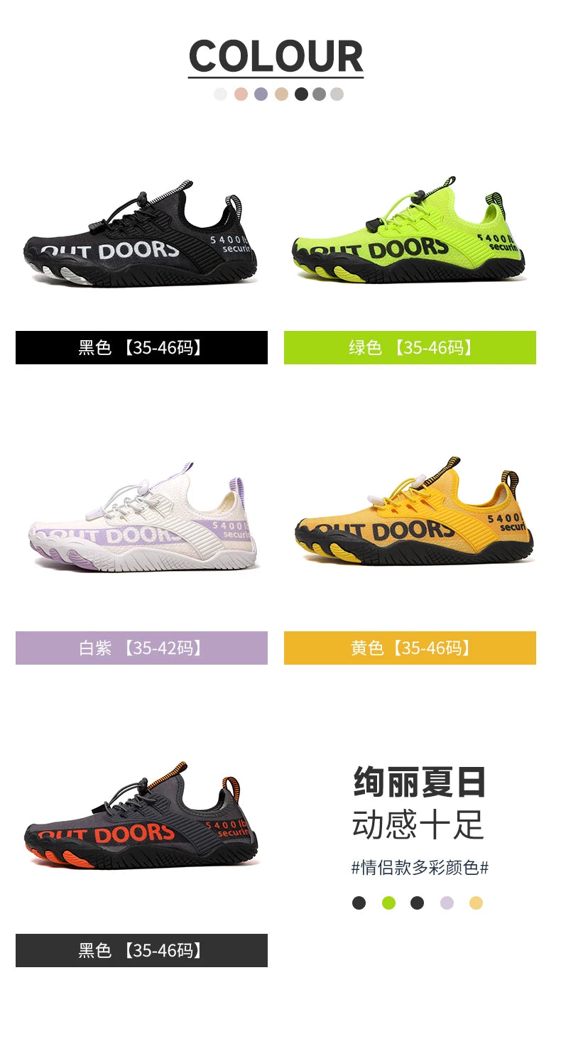 Men River Tracing Water Shoes Woman Outdoor Beach Swimming Mountaineering Shoes Breathable Summer Quick-Dry Aqua Shoes Wading