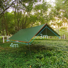 5x3m 4x3m 3x3m Awning Waterproof Tarp Tent Shade Ultralight Garden Canopy Sunshade Outdoor Camping Tourist Beach Sun Shelter