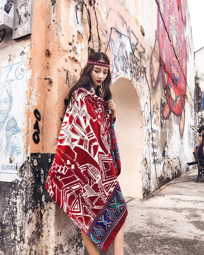 Fashions 90x180cm Twill Cotton Pareo Beach Cover-Ups Women Large Beach Dress Bikini Bathing Swimwear Cover Up Sarong Wrap Scarf