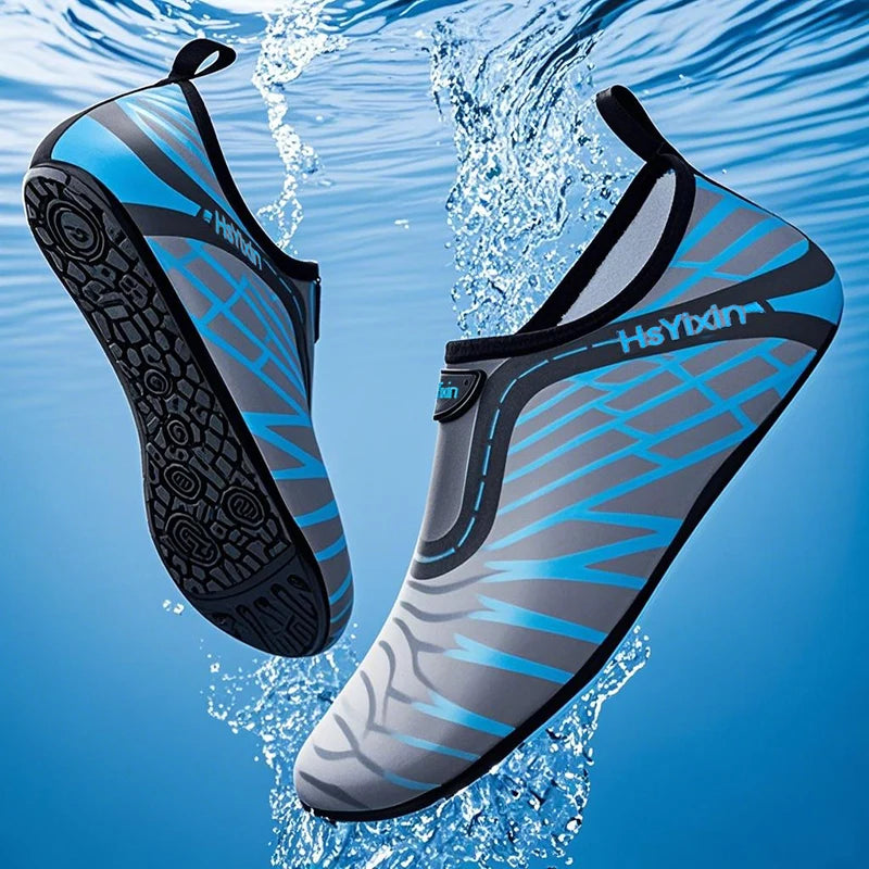 Lightweight, foldable portable travel Aqua shoes water shoes barefoot sand inspired shoes beach snorkeling swimming water shoes