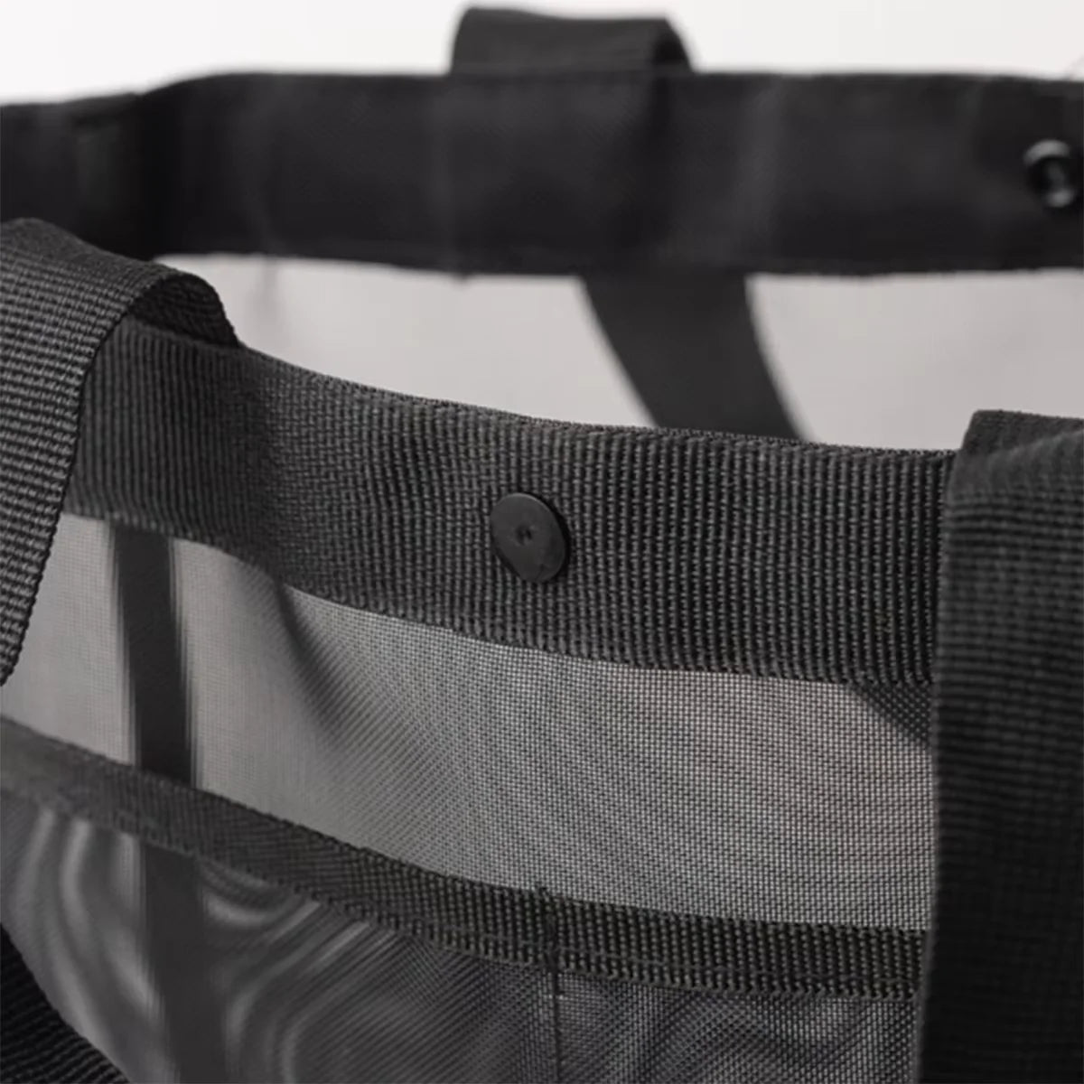 Solid color gauze handbag transparent storage bag shoulder bag beach bag Large capacity mall transparent net shopping bag 1 pc