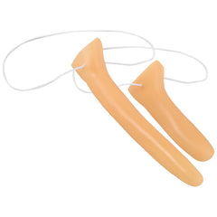 2pcs Simulation Nose Prop Halloween Long Nose Cosplay Party Performance Costume Reusable Vinyl  Long Nose Cosplay Supplies
