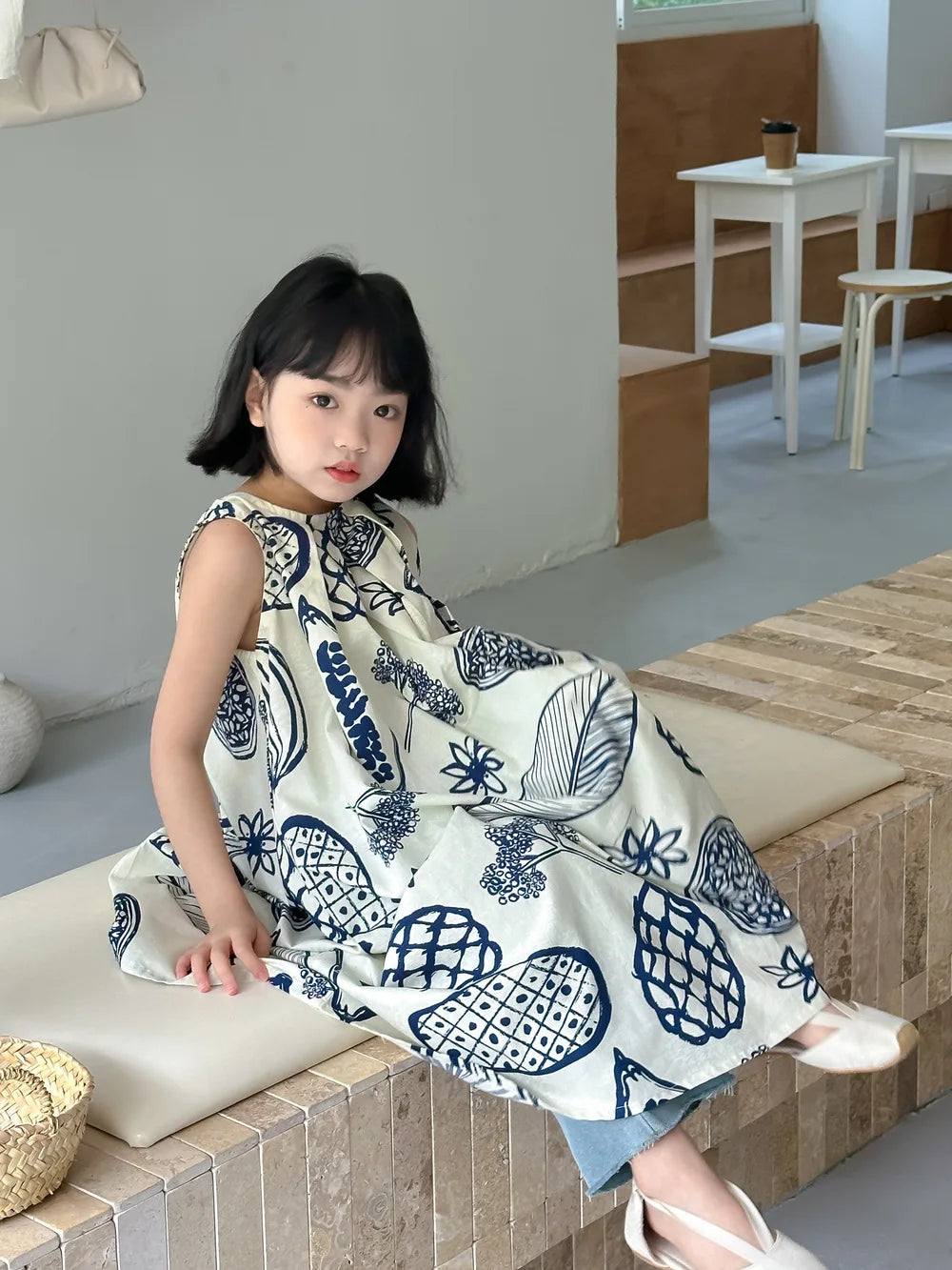 22386-1 Brother Sister Clothes  Boy's Summer Suit Girl's Dress Or Casual Short-sleeved Shirt+Shorts Two-piece Suit