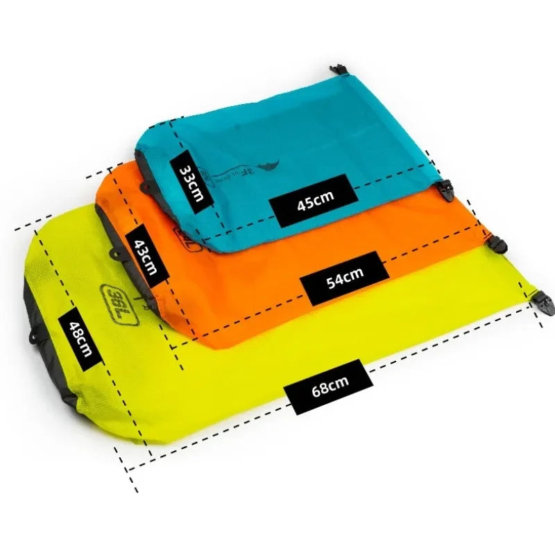 3F UL GEAR 12L 24L 36L Waterproof Bag With Air Valve Exhaust Drifting Swimming Bag Travel Storage Bags Outdoor Camping Equipment