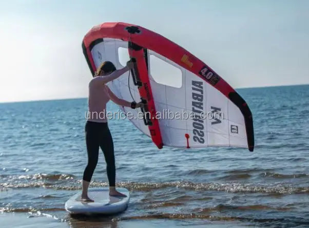 OEM ODM Customizable Logo Color Wind Wings Professional Dacron Ripstop Inflatable Kite Wings Board Complete Kit Kitesurfing