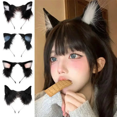 1PC Halloween Cat Ear Cosplay Headband For Women 2026 New Style Cute Hairband For Halloween Christmas Cosplay Party Costume