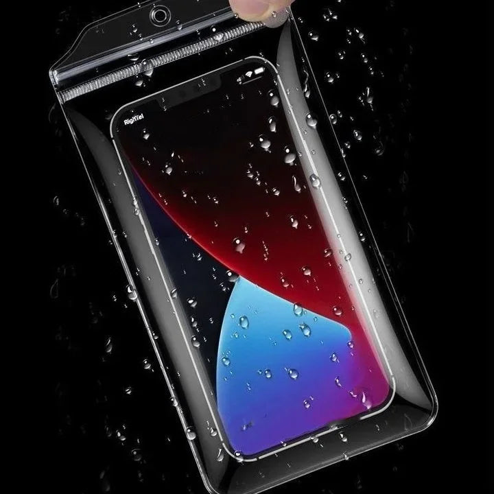 Waterproof Phone Pouch Bags Universal Transparent Rainproof Cellphone Cases Protective Cover for IPhone 15 16 17 Samsung Xiaomi
