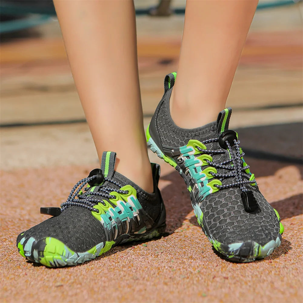 Children Outdoor Water Shoes Barefoot Aqua Five Fingers Sock Swimming Breathable Hiking Wading Beach Outdoor Upstream Sneakers