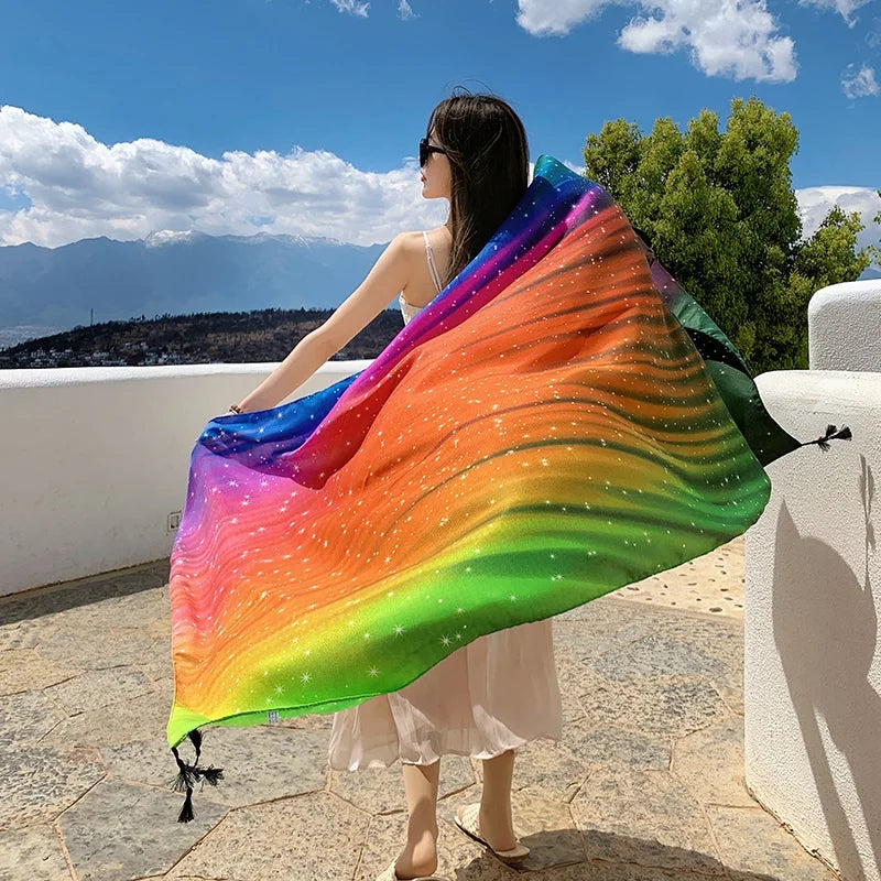 20 Styles 90x180cm Cotton Linen Summer Beach Dress Bikini Cover-ups Sarong Wrap Scarf Women Brazilian Swimsuit Bathing Cover Up