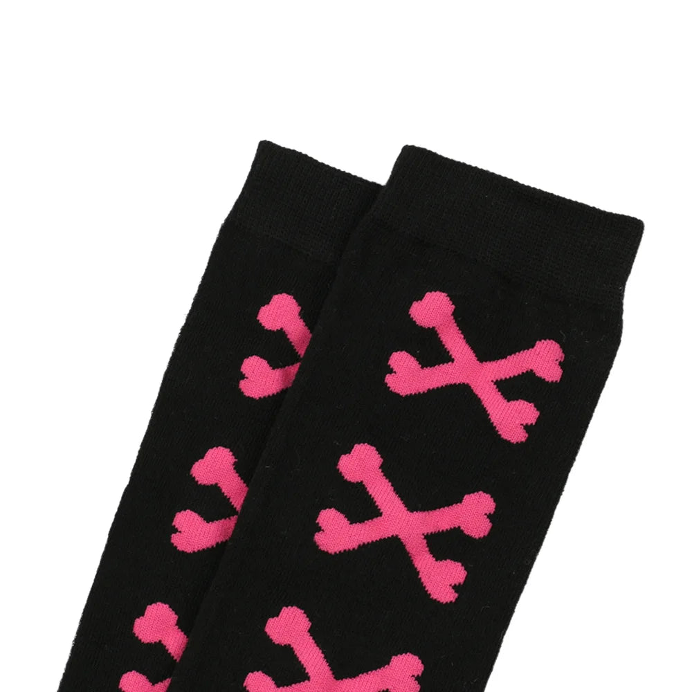 Halloween Stockings Blood Bat Spider Web Socks Festival Dress Up Props Cosplay Makeup Ball Party Skull Head Bone Long Socks New