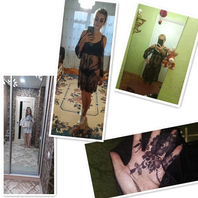 New Saida De Praia Beach Cover Up Pareo Playa Coverup Dress Vestido Livre Swimsuit Wear Swimwear White Lace Women Beachwear