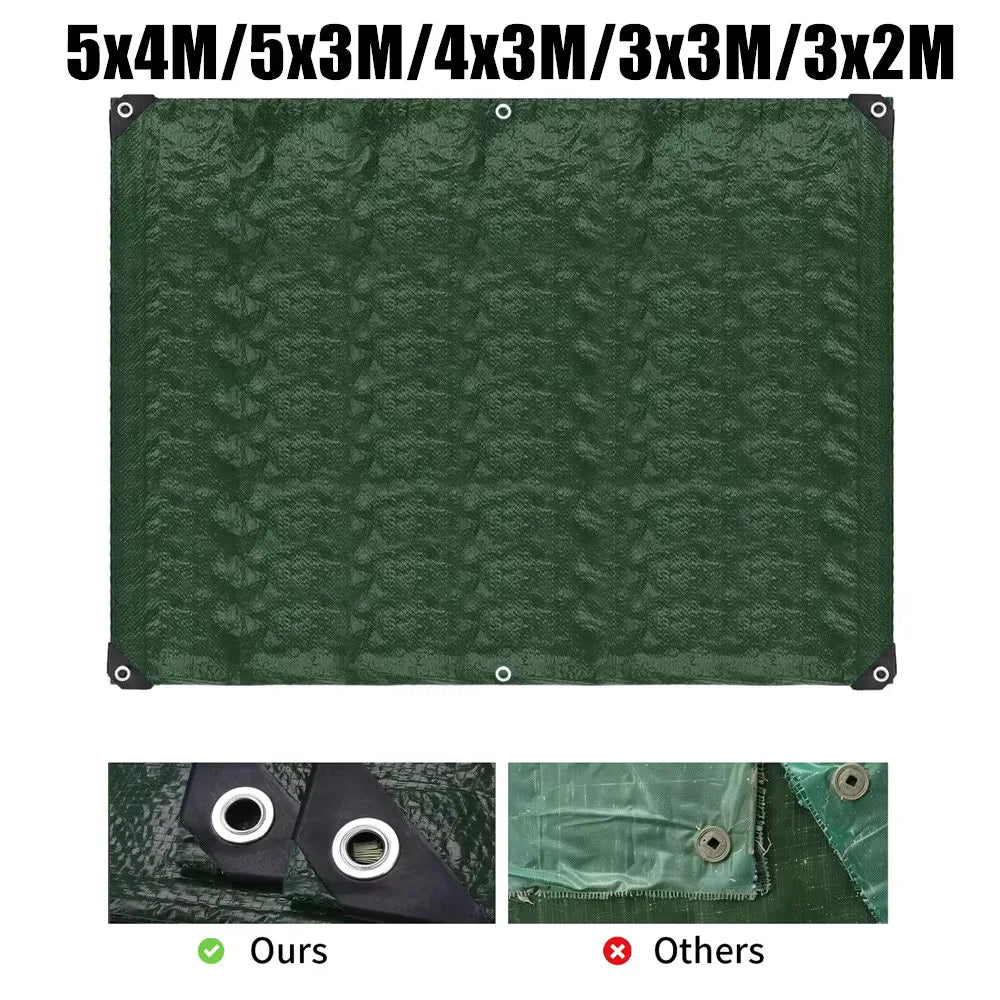 5x3m 4x3m 3x3m Large Waterproof Tarp Camping Tent Outdoor Shade Sail Ultralight Garden Canopy Awning Tourist Beach Sun Shelter