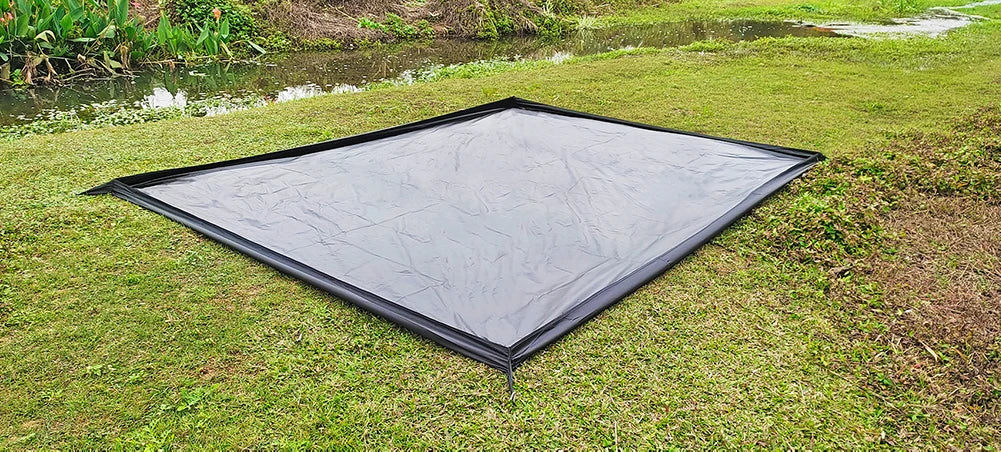 3x3 3D Outdoor Mat Waterproof Camping Oxford Cloth Bottom of Tent 3x4 Large Picnic Mat Camp Bathtub Tent Footprint Beach Blanket