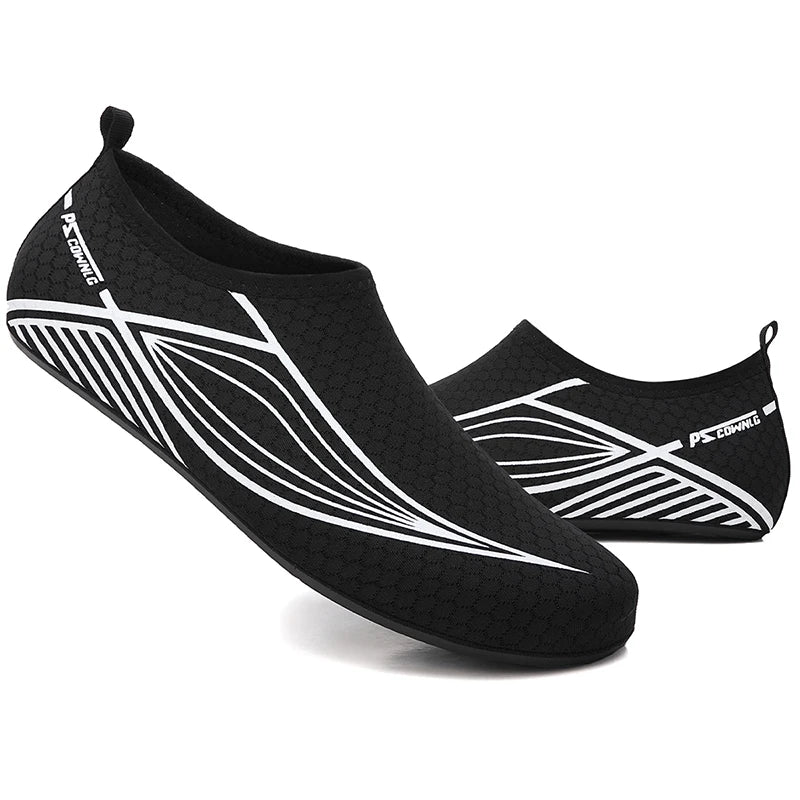 Men Women Children Quick Dry Water Sports Barefoot Feeling Wading Shoes, Swimming Water Shoes, Windsurfing, Surfer，Yoga Shoes