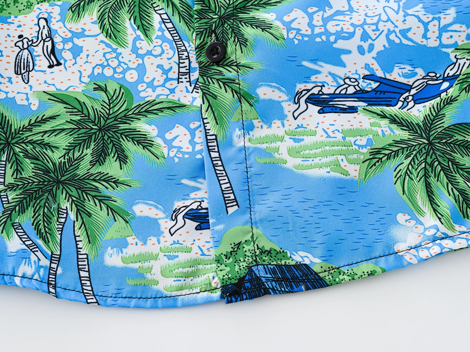 Cool Cozy Summer Coconut Palm Beach Shirts for Boys and Girls