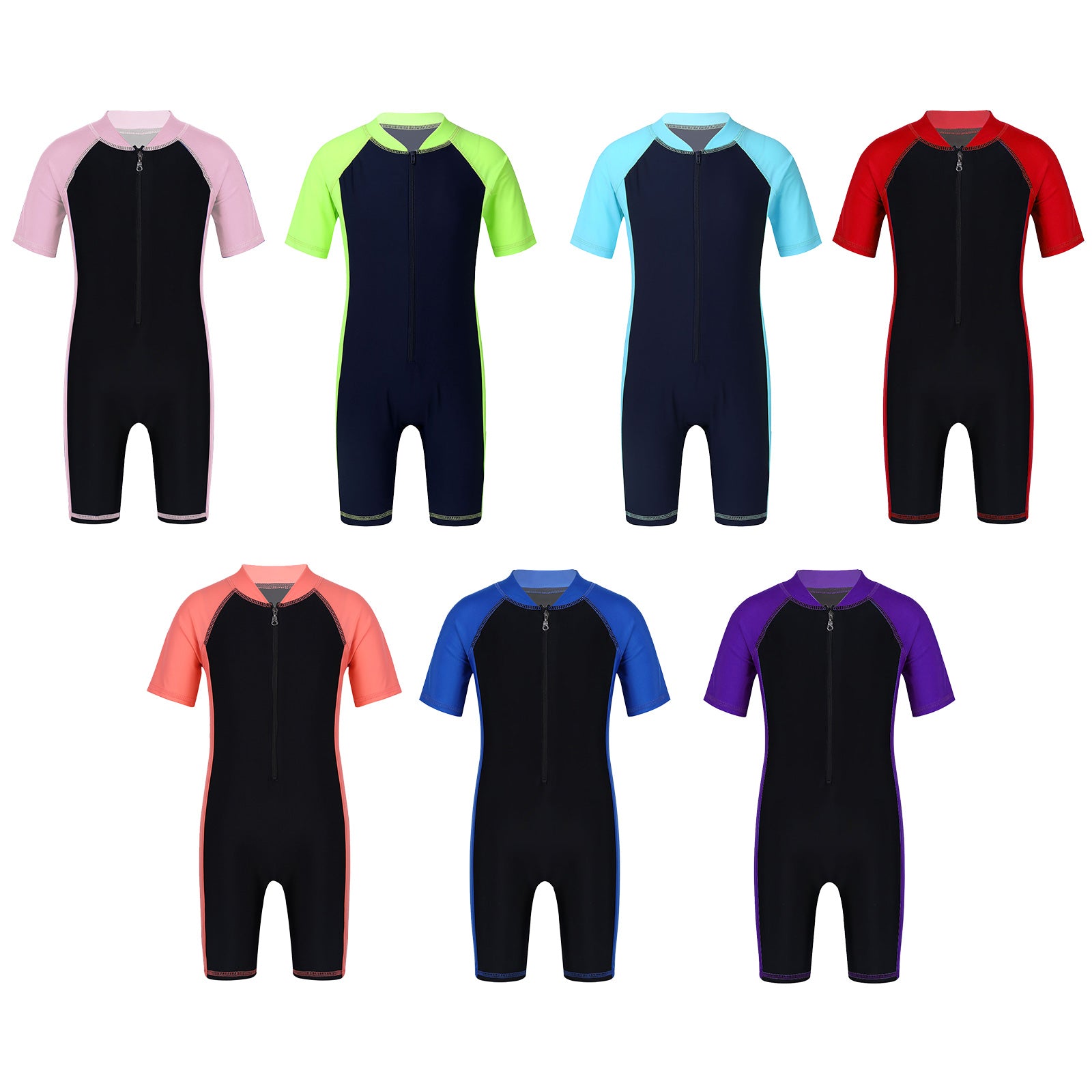 Children's Swimsuits Wetsuit One Piece Rash Guard Swimming Bathing Suit Kids Beachwear Boys Girls Swimwear Surfing Swim Bodysuit