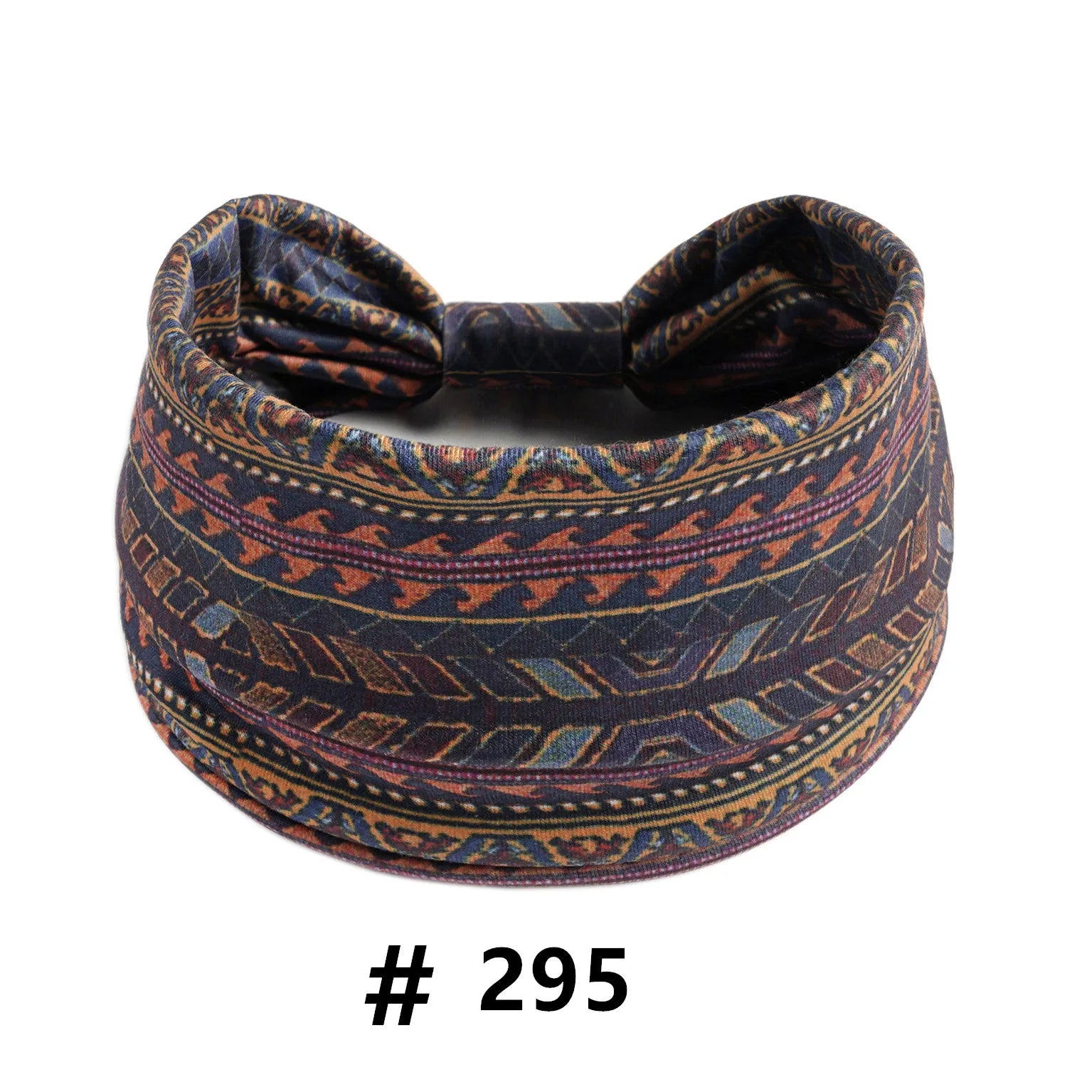 Boho African Headbands for Women Wide Cotton Turban Headwrap  Knot Elastic Hairbands Bandeau Sport Workout Yoga Hair Accessories