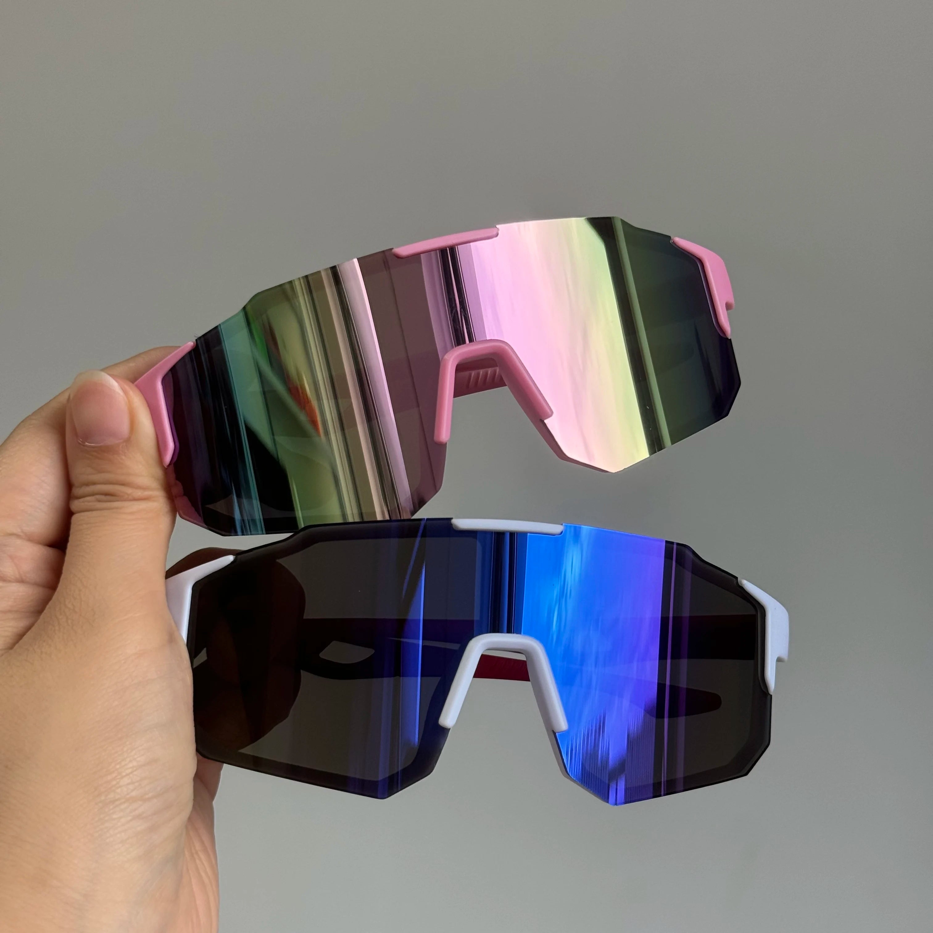 2025 New Arrival Fashion Outdoor Kids Glasses Square Frame Cycling Sunglasses Windproof UV Resistant Plastic Eyewears