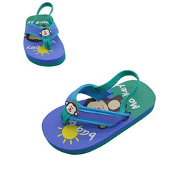 2025 Summer Children Cute Cartoon Animal Slippers Beach Shoes Kids Flip Flops Elastic Band Anti-slip Sandals Boys Girls Slippers