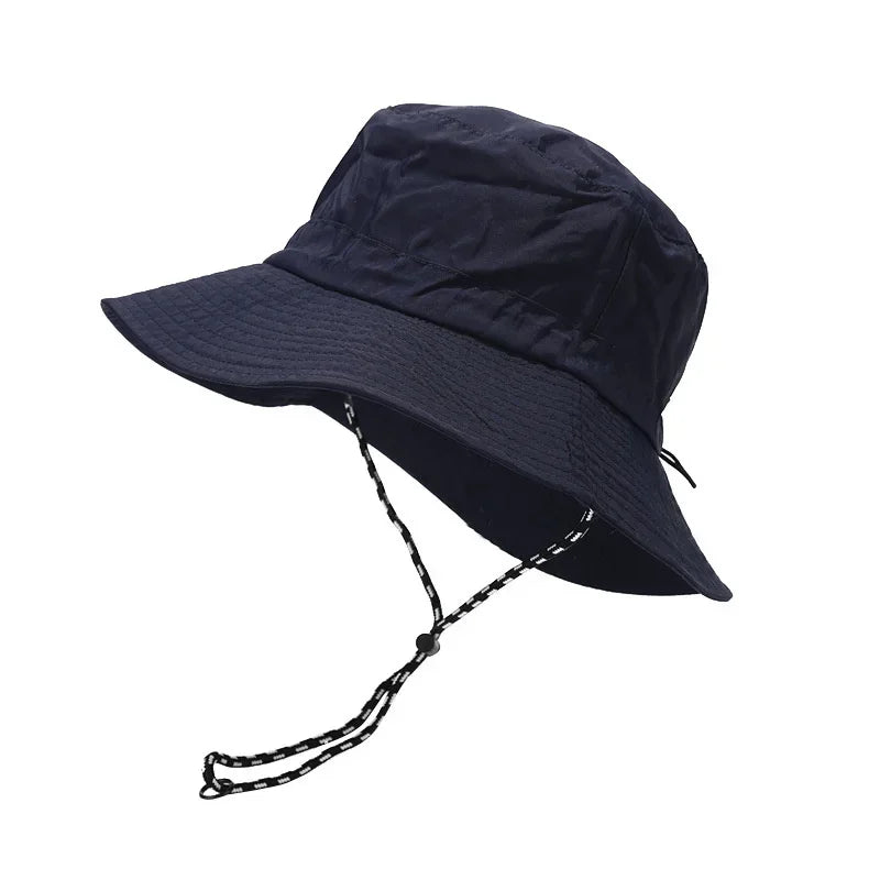 Summer quick-dry outdoor hiking hat for men, foldable and packable, sun protection and shade hat Multifunctional quick-dry visor