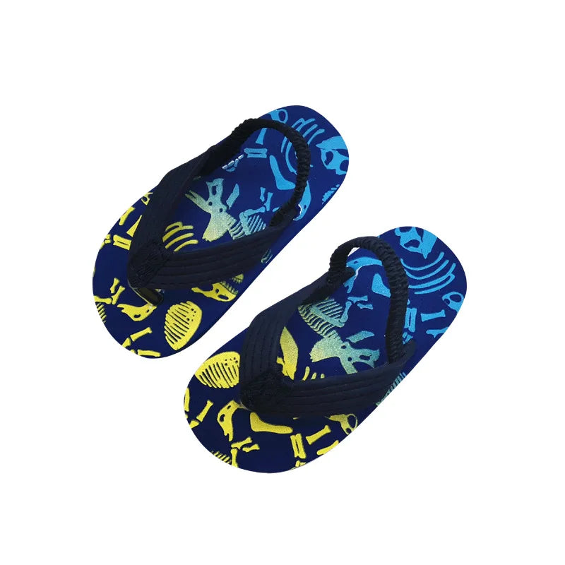 Casual Boys Girls Sandals Children Kids Shoes Rubber Breathable Soft Open Toe Beach Sandals Cute Summer Flip Flops Shoes