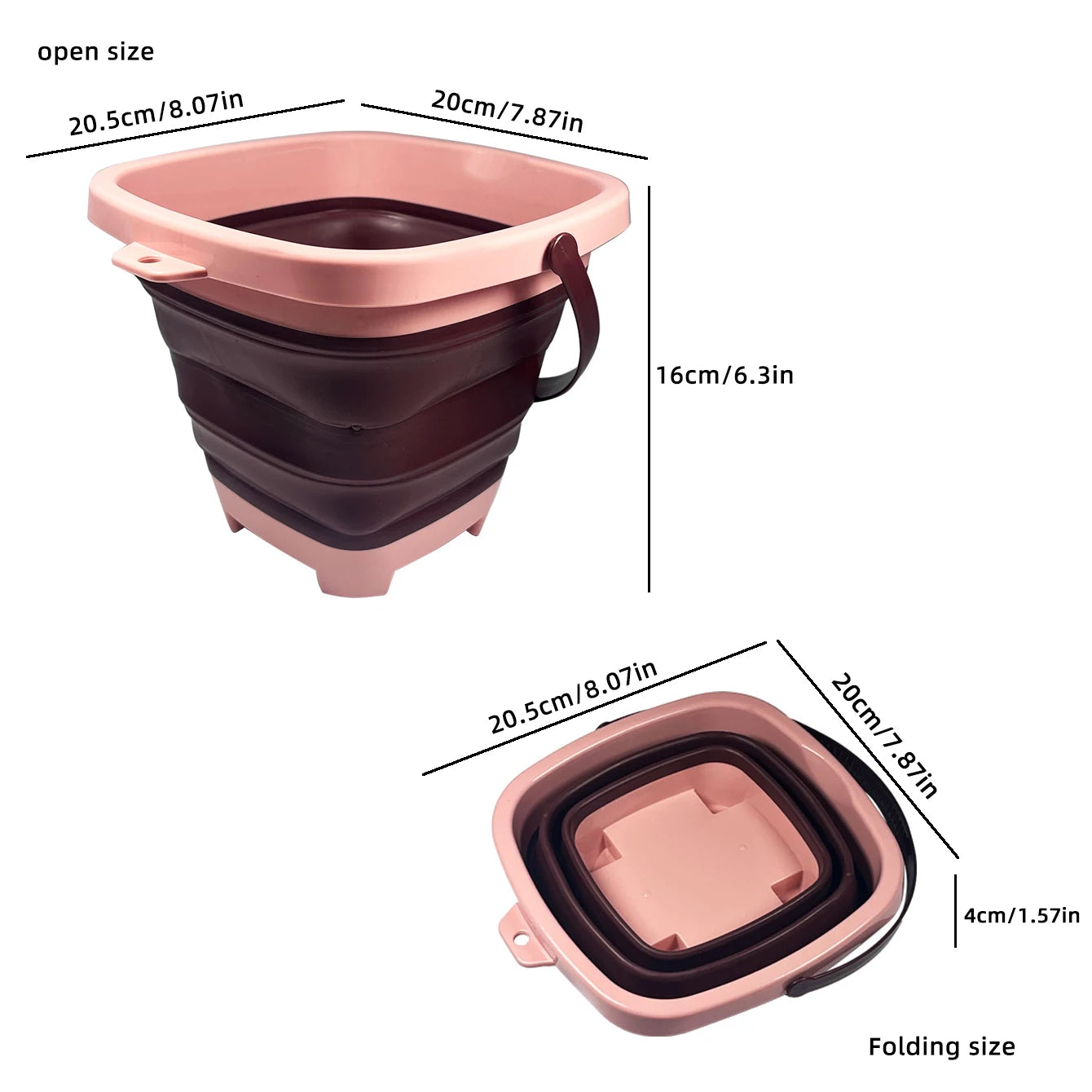 Beach sand toy for children, small extensionable water bucket with multiple functions and portability, suitable for baby sand pl