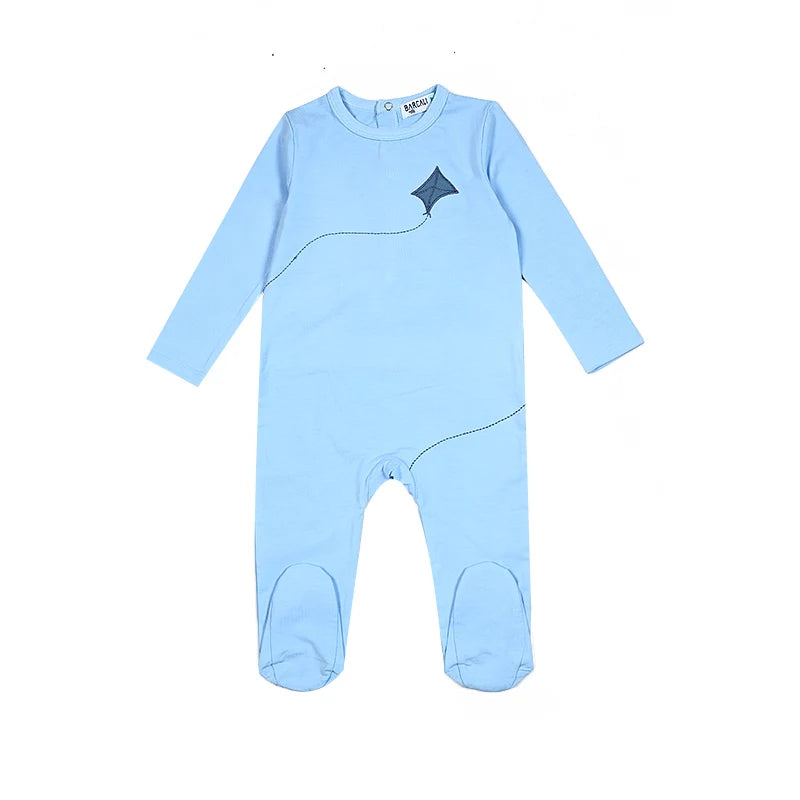 Summer Family Matching Set Long Sleeve Pajamas Brother and Sister Matching Pink and Blue Carousel Soft Print Sibling Clothes