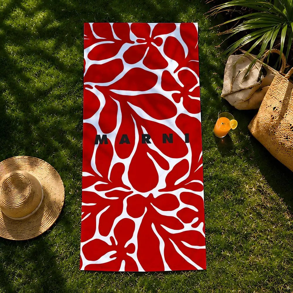 Brand M-MARNI Towel beach towel, quick drying absorbent bath towel for Swim,Gym,Camping,Outdoor hot