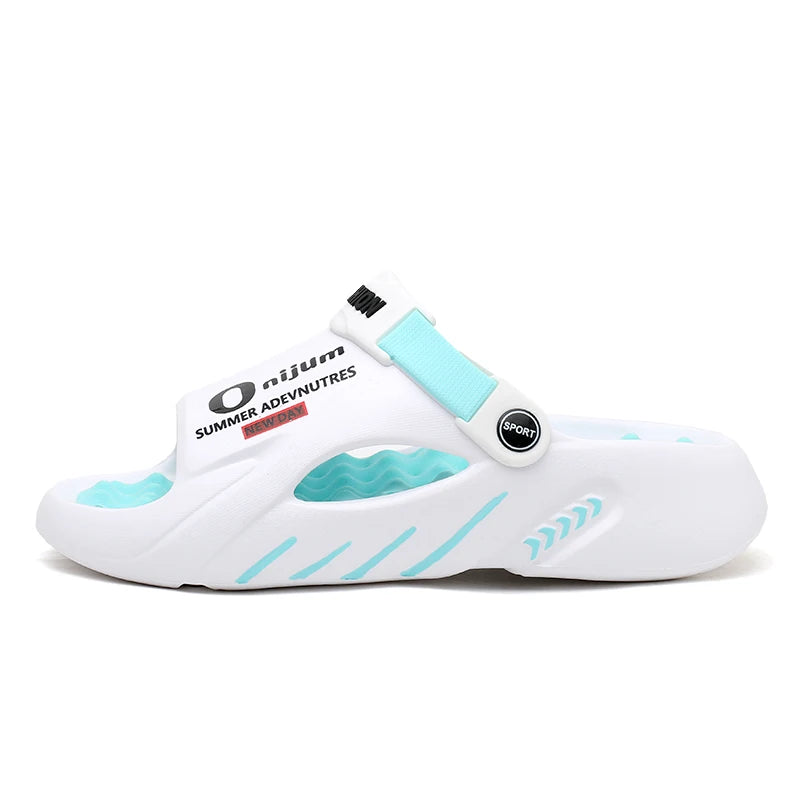 Men Slippers New Summer EVA Soft-soled Platform Slides Sandals Indoor Outdoor Walking Beach Shoes Flip Flops Mens Shoes