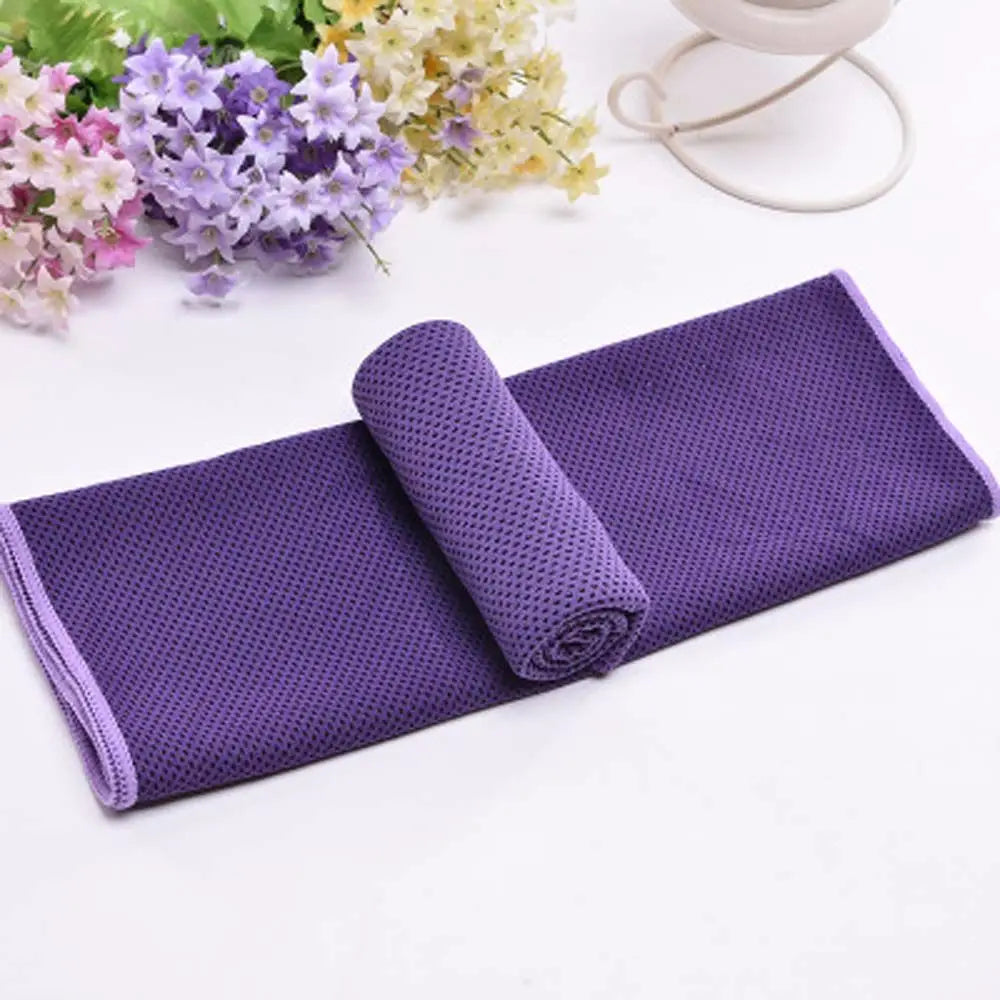 Breathable Travel Running Yoga Fitness Sports Cooling Towels Instant Cool Ice Towels Sweat-absorbent Towel Hiking Towels