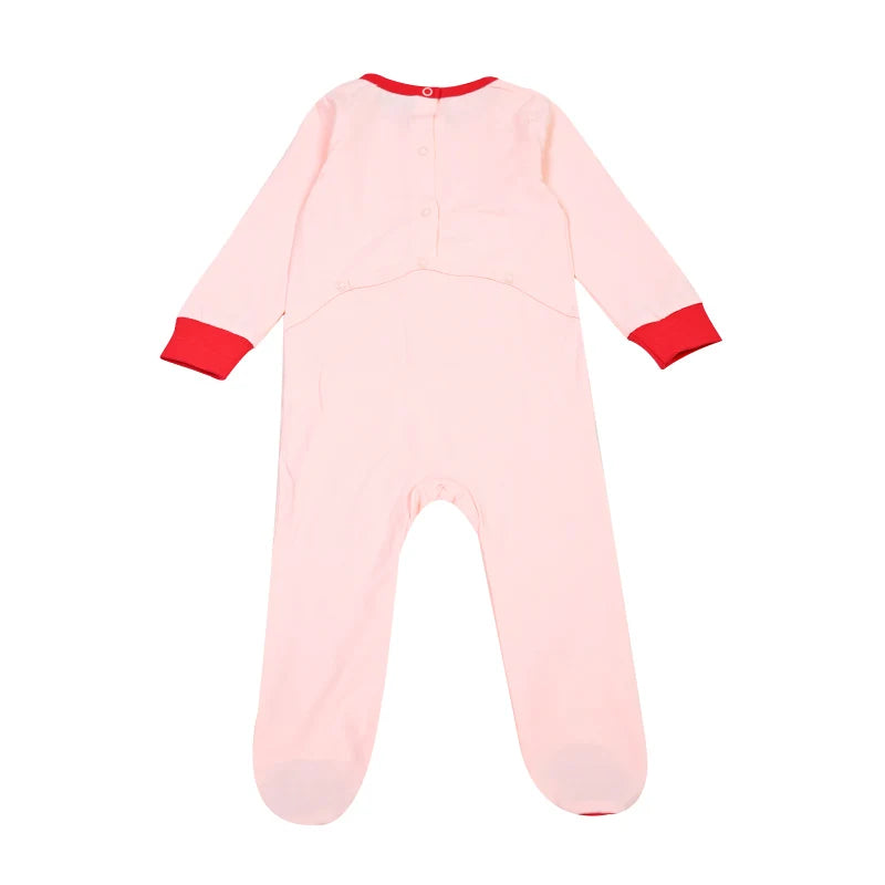 Summer Family Matching Set Long Sleeve Pajamas Brother and Sister Matching Pink and Blue Carousel Soft Print Sibling Clothes