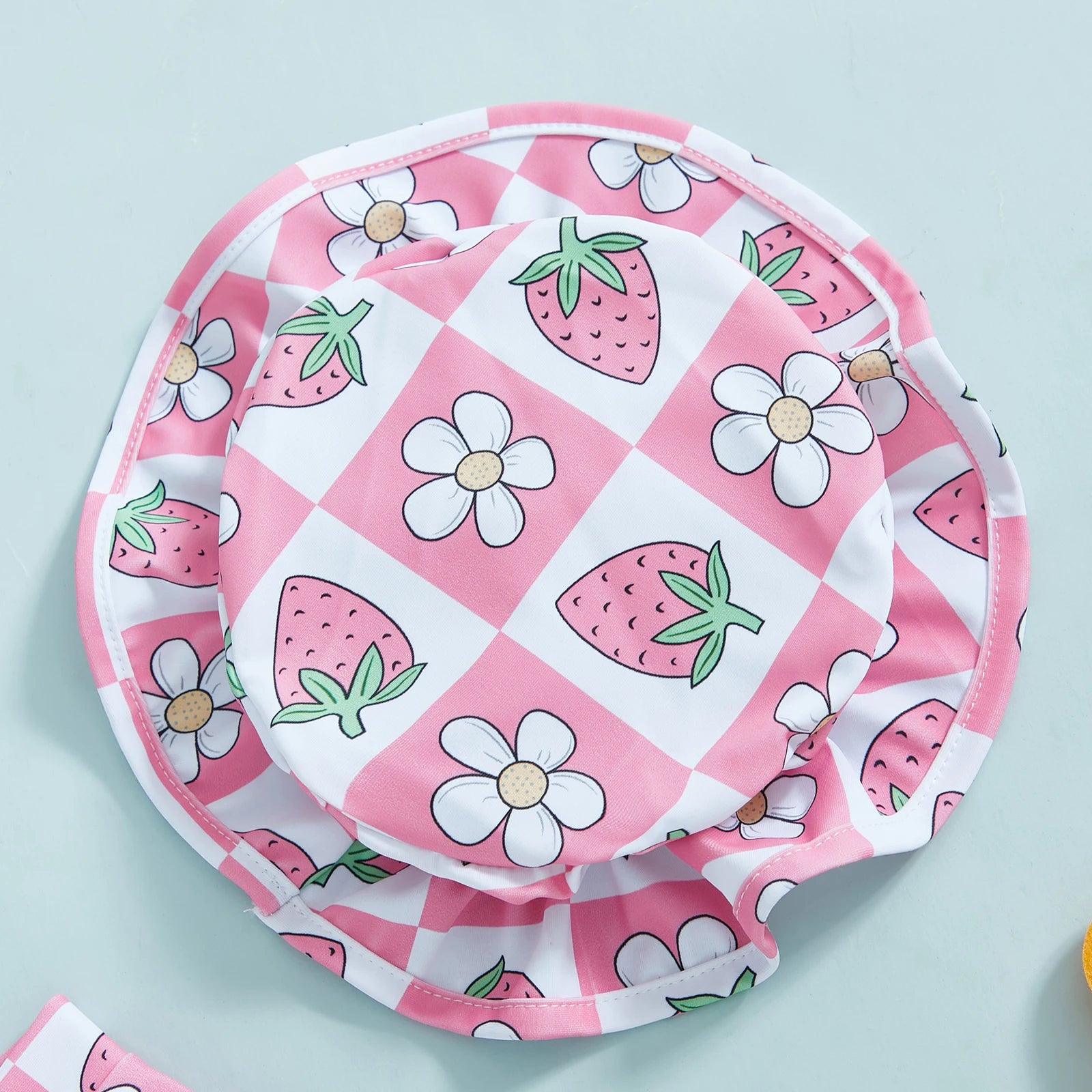 Summer Baby Girls Beacwear Princess Toddler Infant Rash Guard Swimsuits with Hat Floral Print Zip Up Children Girls Swimwears
