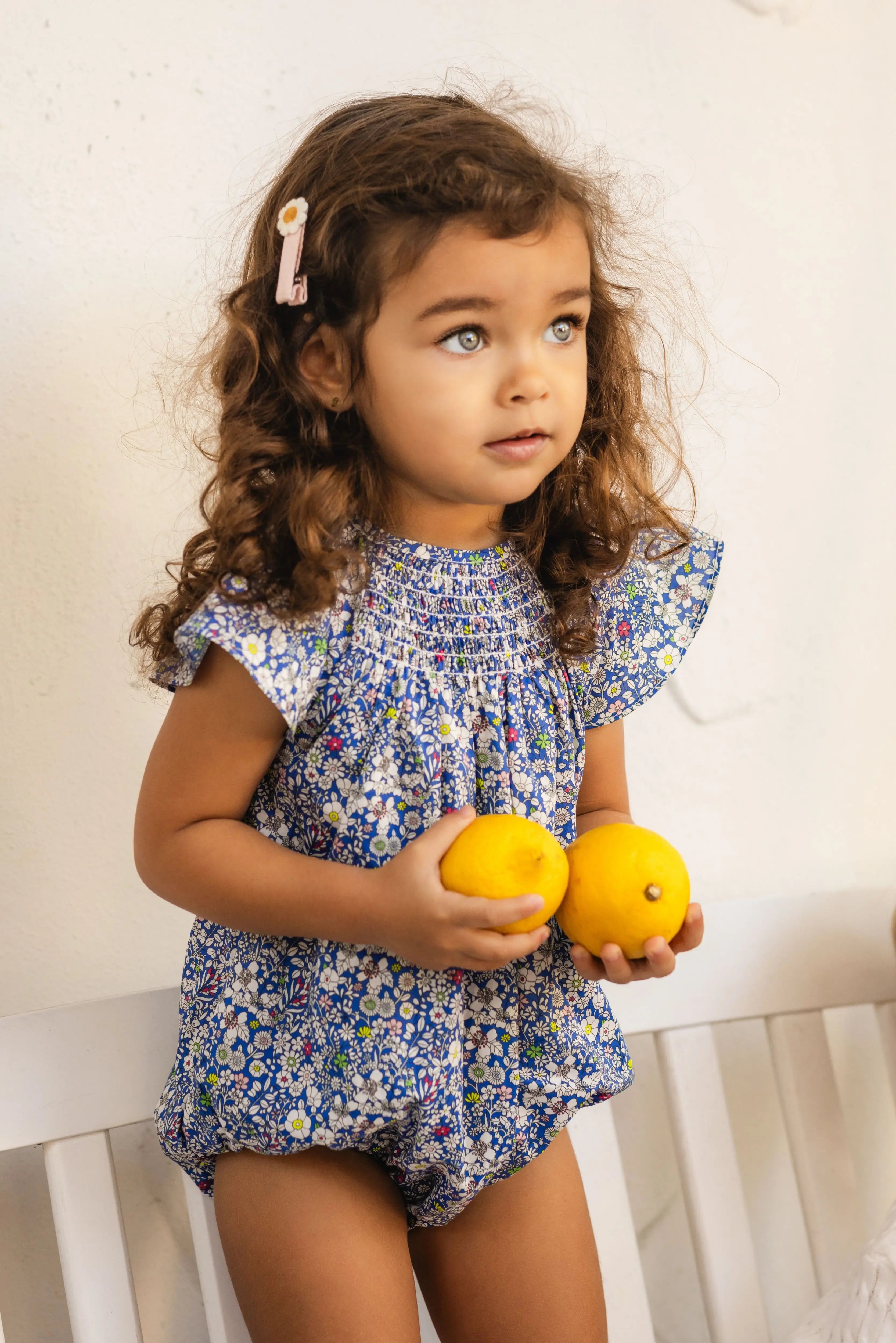 Ali Plus 2026 SS Smocking Floral Collection Brother Sister Matching Clothes Girls Cotton Dress Boys Cotton Knit Clothing