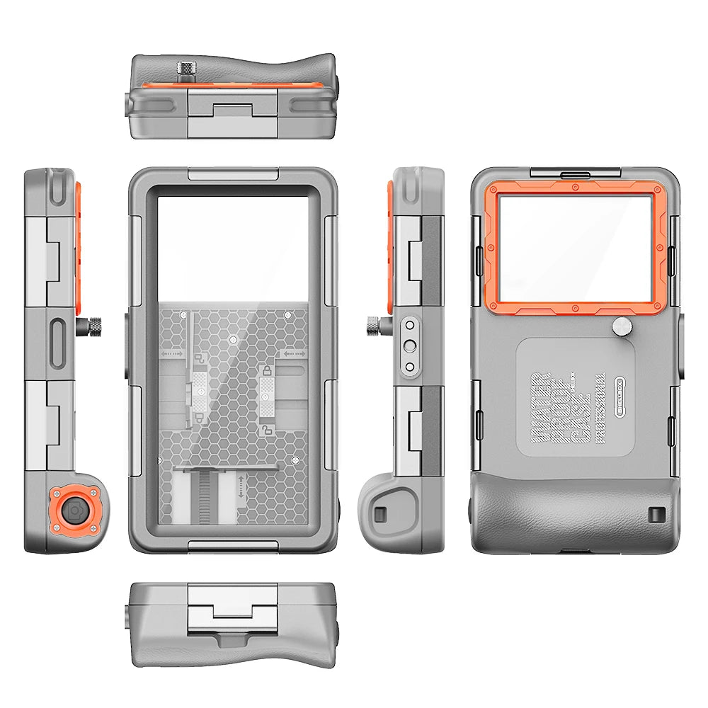 New Multifunctional Durable Waterproof 15m /50Ft Universal 6.9inch Waterproof Phone Case Underwater Photography Ip68 Professional Diving Suitable for Iphone/Samsung/Xiaomi/Huawei/Google