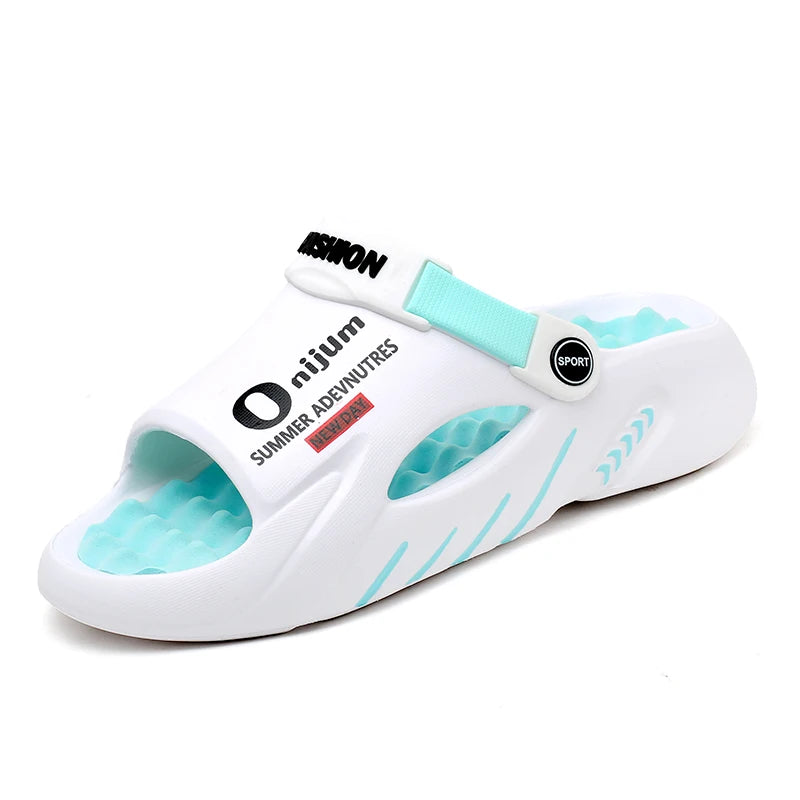 Men Slippers New Summer EVA Soft-soled Platform Slides Sandals Indoor Outdoor Walking Beach Shoes Flip Flops Mens Shoes