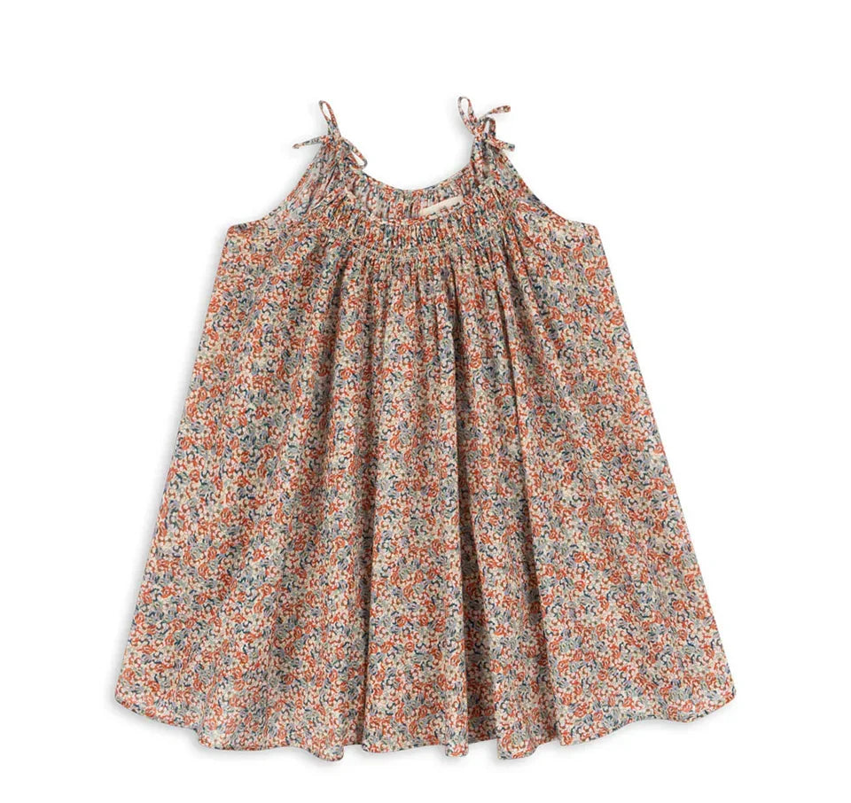 Children Clothes Set 2025 KS Summer Girls Floral Tops Shorts Set Girl Heart Print Slip Dress Kids Short Sleeved Vacation Suit