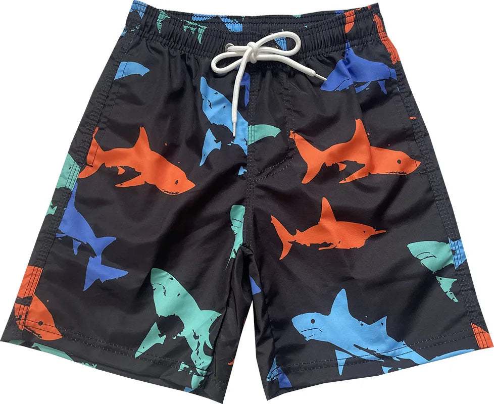 3-15 Years Kids Swimming Trunks Summer Boys Shorts Beach Fast Dry Baby Boys Shorts Children Bathing Suits Surf Board Swimwears