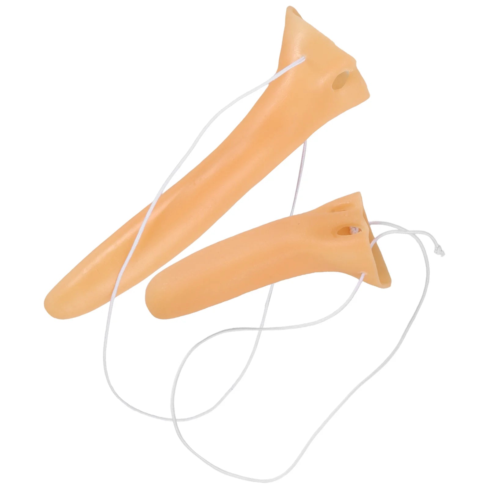 2pcs Simulation Nose Prop Halloween Long Nose Cosplay Party Performance Costume Reusable Vinyl  Long Nose Cosplay Supplies