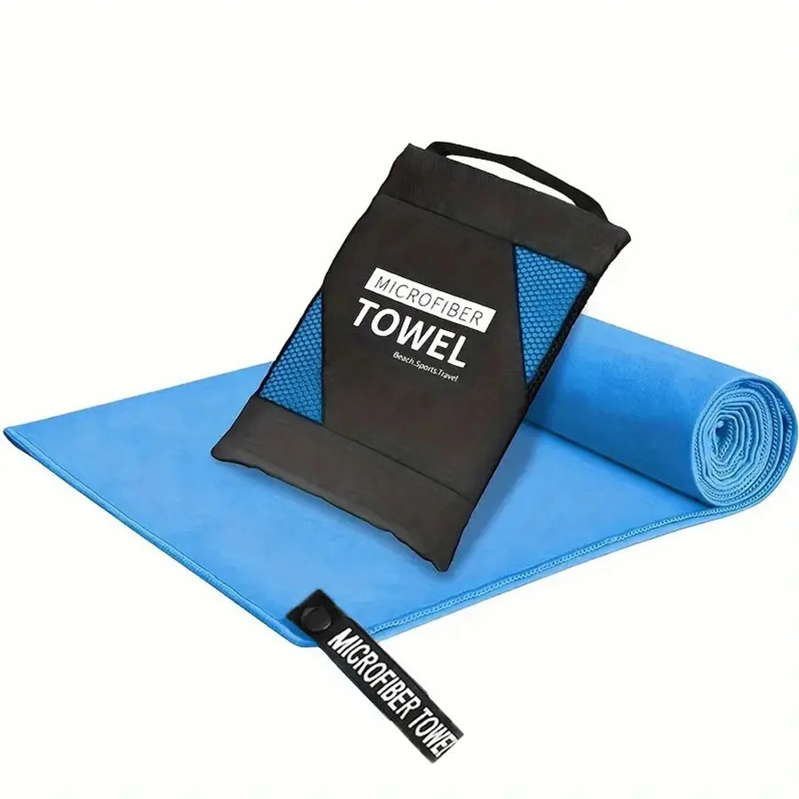 Quick-Drying Sports Towel Thick Sand Free Microfiber Towel Super Absorbent Soft Compact Beach Swim Travel Camping Towel 1pc