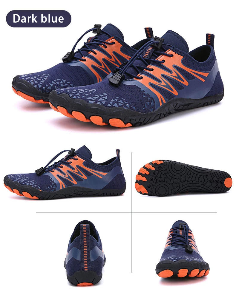EOCENE Men Women Barefoot Outdoor Sports Aqua Shoes Quick-dry Beach Swimming Fitness Wading Hiking Cycling Water Sneakers Shoes