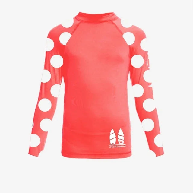 New Women's Surfing Shirt Women's Love Surfing T-shirt Beach Sunscreen Rashguard UV Protection Swimwear UPF Diving Sportsuit