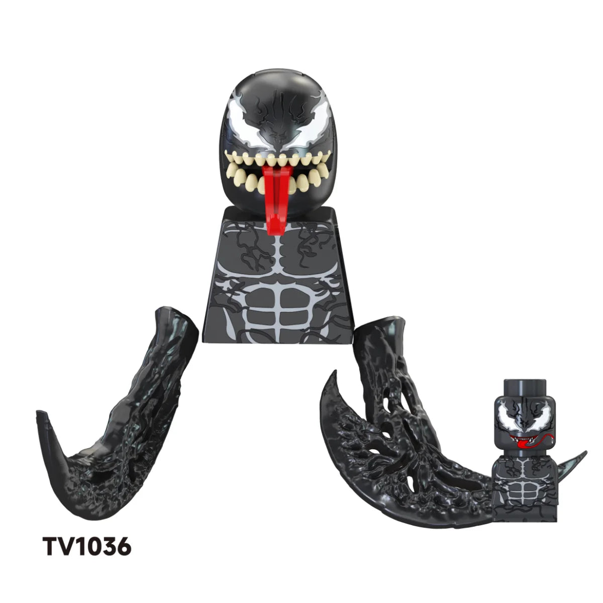 Blind Box Mini Building Blocks TV6205 Figures Big Goblin Spiderman Iron Man Venom Captain Hawk Deadpool Armor Christmas Gift Toy