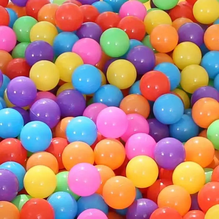 HOMEFISH 100PCS Outdoor Sport Ball Colorful Soft Water Swim Pool Ocean Wave Ball Baby Eco-Friendly Stress Air Ball Tent Toys
