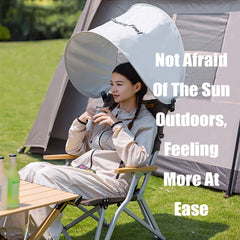Mini Folding Outdoor Beach Chair Sunshade Lightweight Portable Camping Shelter Shade Tent Outdoor Camping Accessories