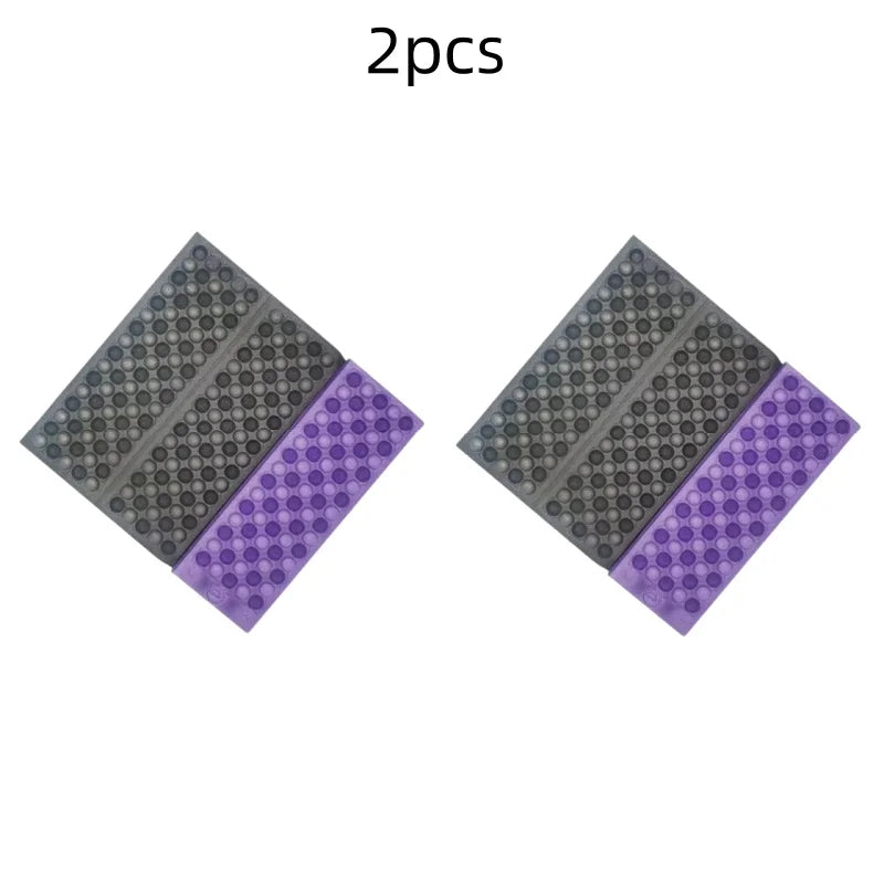 Folding Camping Mat Seat Waterproof XPE Foam Seat Cushion Poatable Picnic Pad Beach Chair for Hiking Fishing Mountaineering