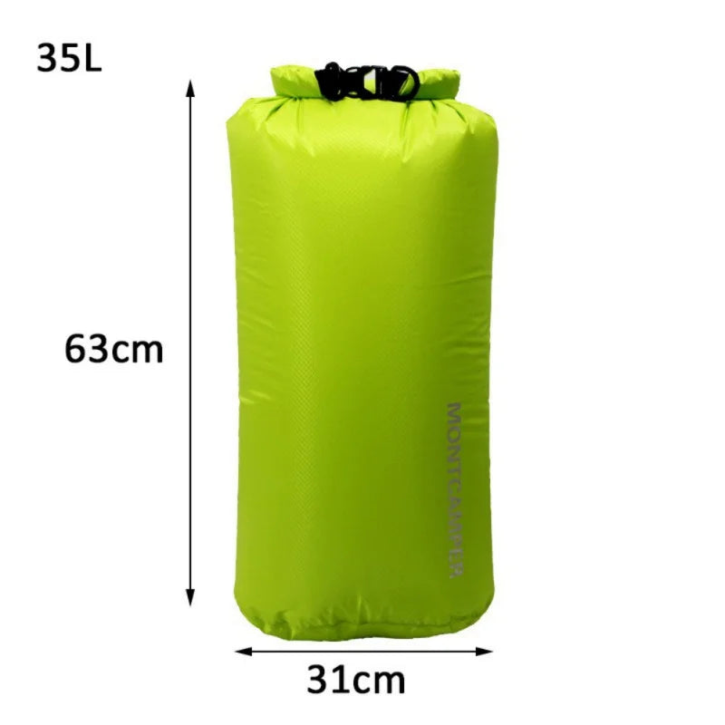 3/5/10/20/35L Dry Bag Sack Nylon Ultralight Drifting Swimming Clothes Storage Bag Pack Waterproof Rafting Kayaking Sport Bag