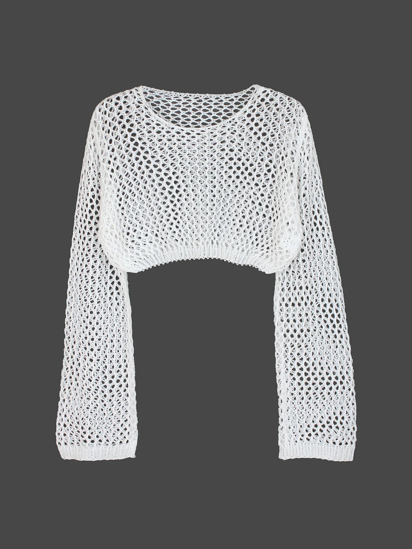 Directional development sweater long-sleeved female round collar pullover empty sweater beach smock spring and summer