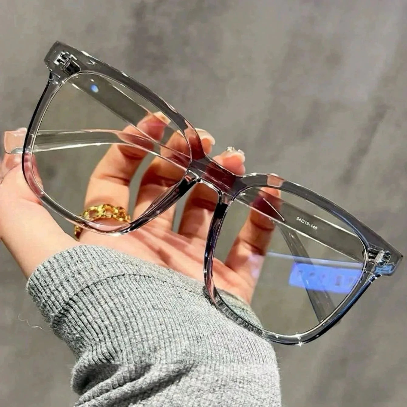 3pcs Unisex Square Frame Blue Light Blocking Glasses - Stylish Campus Look, Face-Flattering Optical Eyewear
