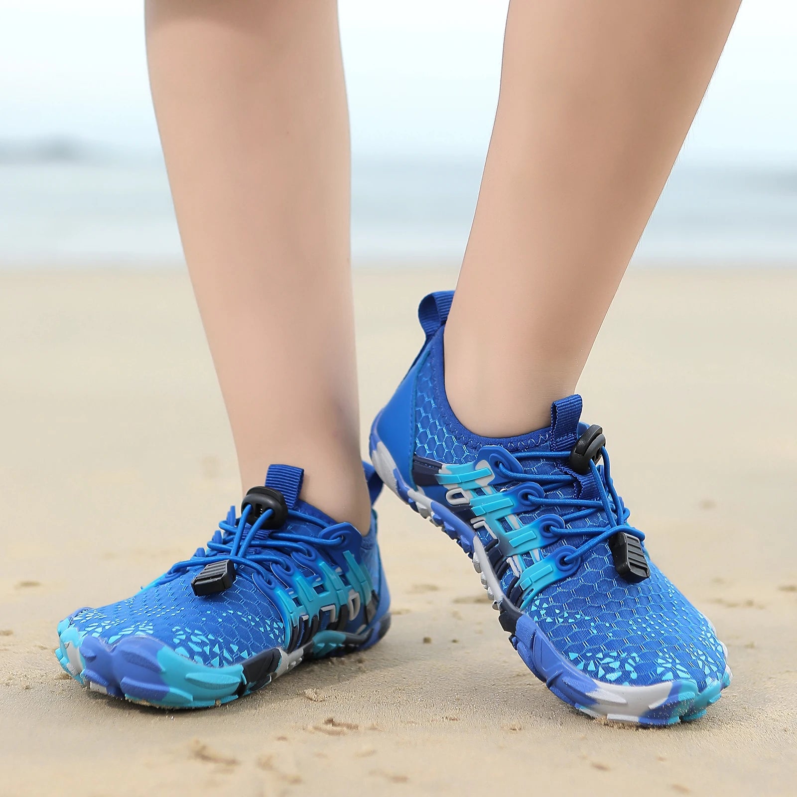 Children Outdoor Water Shoes Barefoot Aqua Five Fingers Sock Swimming Breathable Hiking Wading Beach Outdoor Upstream Sneakers