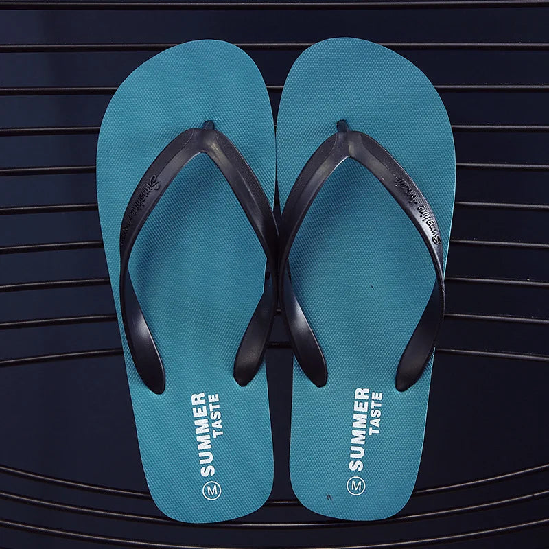 Men Shoes Summer Beach Sandals Anti-slip Fashion Outdoor Breathable Casual Couple Beach Sandal Flip Flops Shoes Slippers Men